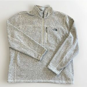 The North Face 1/4 Zip Fleece Sweatshirt Men’s 2XL Gray Outdoor Pullover